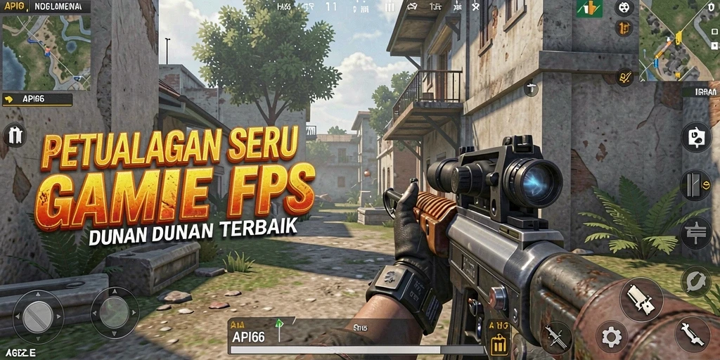 Tangkapan layar dari gameplay seru API66 menunjukkan aksi menegangkan.