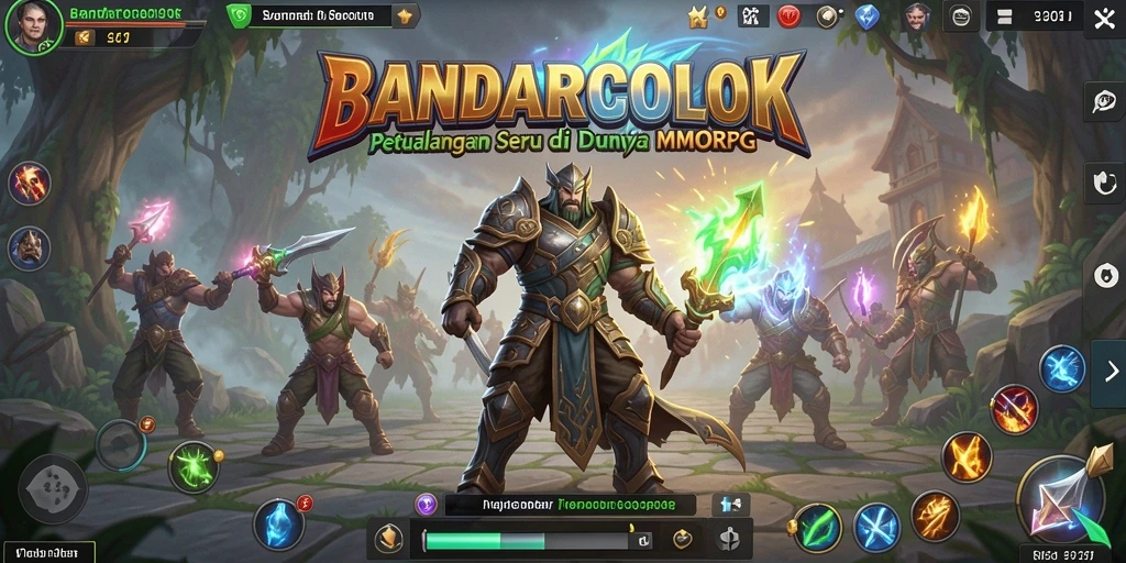 Tangkapan layar gameplay BANDARCOLOK yang menampilkan aksi pertarungan epik.