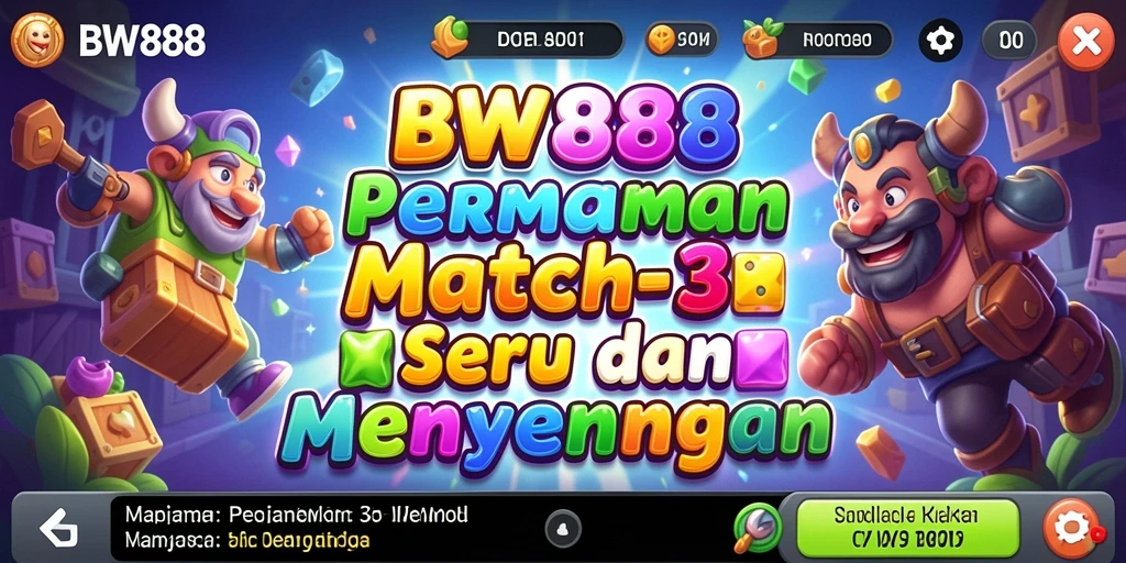 Gameplay BW888 yang memukau dengan kombinasi warna cerah.