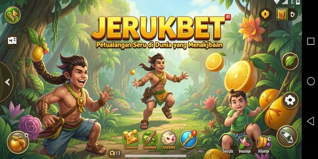 Screenshot gameplay JERUKBET dengan suasana petualangan yang menegangkan.