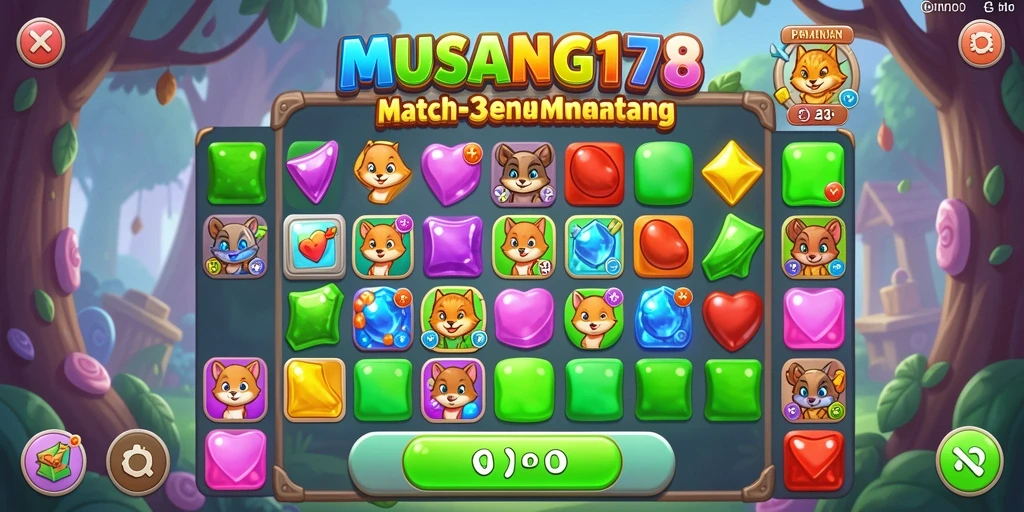 Gameplay seru dari MUSANG178 yang penuh warna dan tantangan.