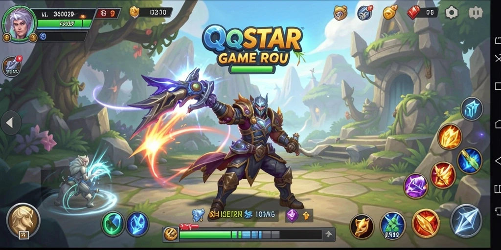 Gameplay seru dan menarik dalam QQSTAR yang menyuguhkan petualangan RPG.