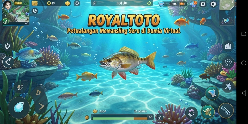Gameplay memancing yang menegangkan dan menarik di ROYALTOTO.