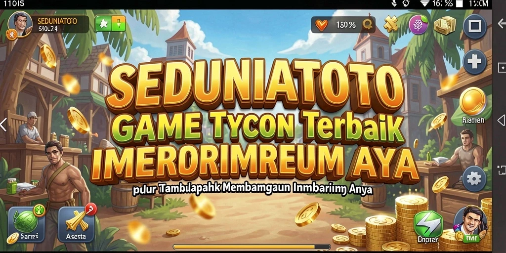 Tampilan gameplay SEDUNIATOTO yang menarik dan interaktif.