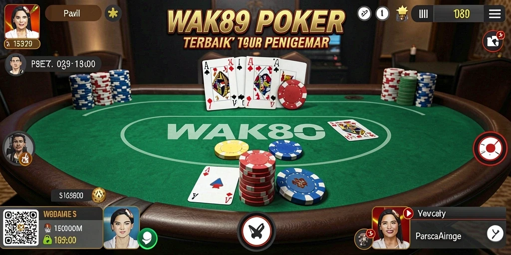 Screenshot gameplay WAK89 yang menunjukkan pengalaman bermain Poker yang mendebarkan.
