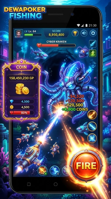 Tampilan utama aplikasi dewapoker yang menarik dan user-friendly.